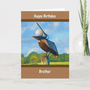 Födelsedag broder, Golf Kort