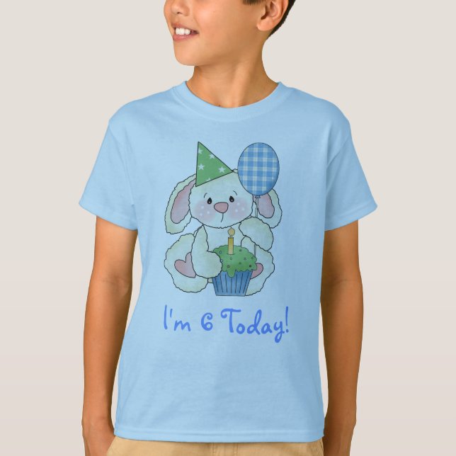 Födelsedag Bunny T-shirt (Framsida)