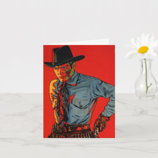 Födelsedag Cowboy! Kort (Liten växt)