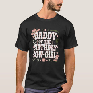 Födelsedag Cowgirl Pappa Western Country Rodeo Häs T Shirt