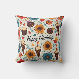 Födelsedag Cushion Kudde