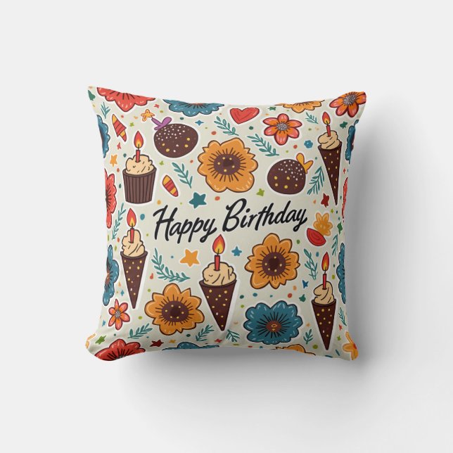 Födelsedag Cushion Kudde (Framsida)