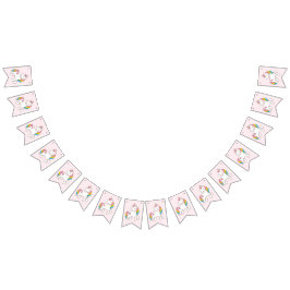 Födelsedag. Cute Unicorns. Vimplar