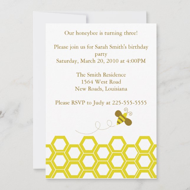 Födelsedag (dagens bästa pris) inbjudningar (Framsida)