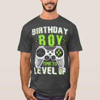 Födelsedag dags att jämna upp videomateriet t shirt