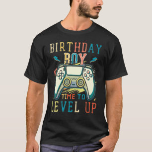 Födelsedag dags att jämna upp videospelets födelse t shirt