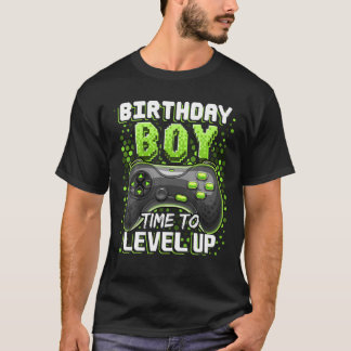 Födelsedag dags att jämna upp videospelets födelse t shirt