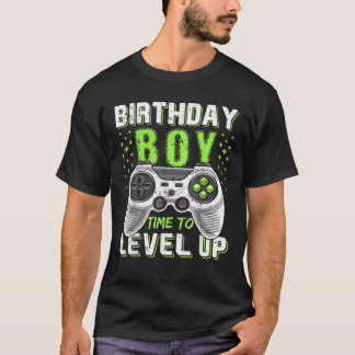 Födelsedag dags att jämna upp videospelets födelse t shirt