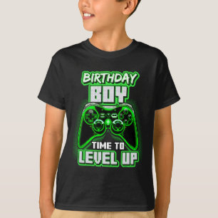 Födelsedag dags att jämna upp videospelets födelse t shirt
