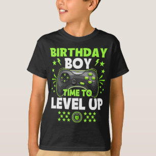 Födelsedag dags att jämna upp videospelets födelse t shirt