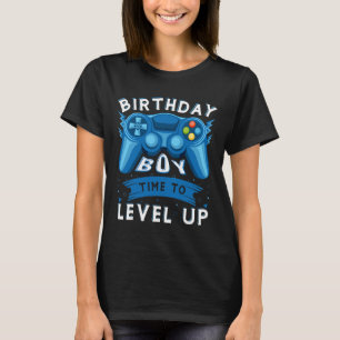 Födelsedag dags att jämna upp videospelets födelse t shirt