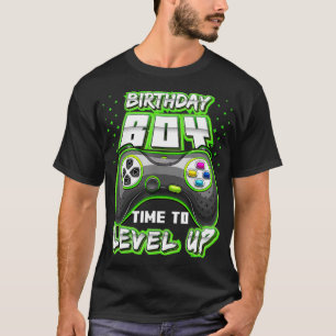Födelsedag dags att jämna upp videospelets födelse t shirt