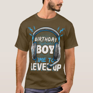 Födelsedag dags att jämna ut videospel t shirt