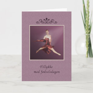 Födelsedag danska, Ballerina i rött Kort