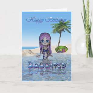 Födelsedag Dotter Cutie Paj Samlingsliv Kort