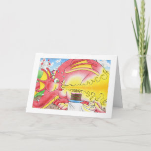 Födelsedag Dragon Kort