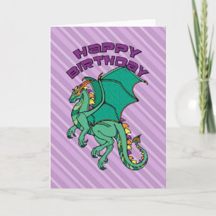 Födelsedag Dragon Kort