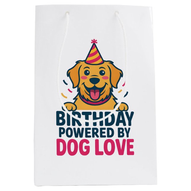 Födelsedag Driven av Hund Kärlek Illustration (Framsidan)