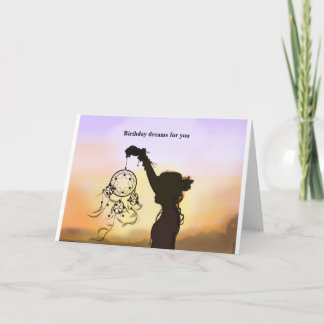 Födelsedag drömmar kort