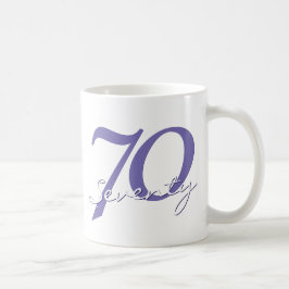 Födelsedag eller årsdag | Lila Grunge EDITABLE Kaffemugg