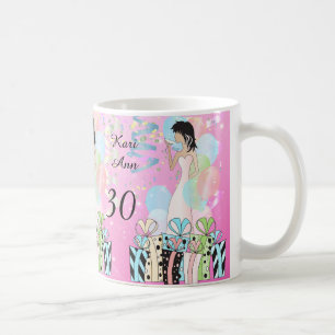 Födelsedag eller Bachelorette Party Diva Girl - Ro Kaffemugg