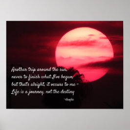 Födelsedag - En Ny Rundtur Runt Solen Poster