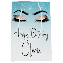 Födelsedag Eyelash med Glitter