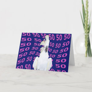 Födelsedag femtio kort