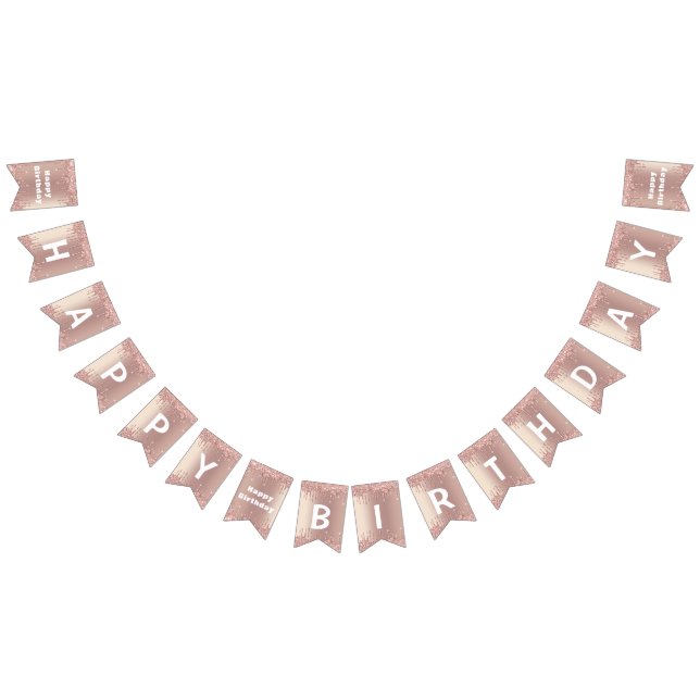 Födelsedag Flaggor Ro  Glitter (Alla)