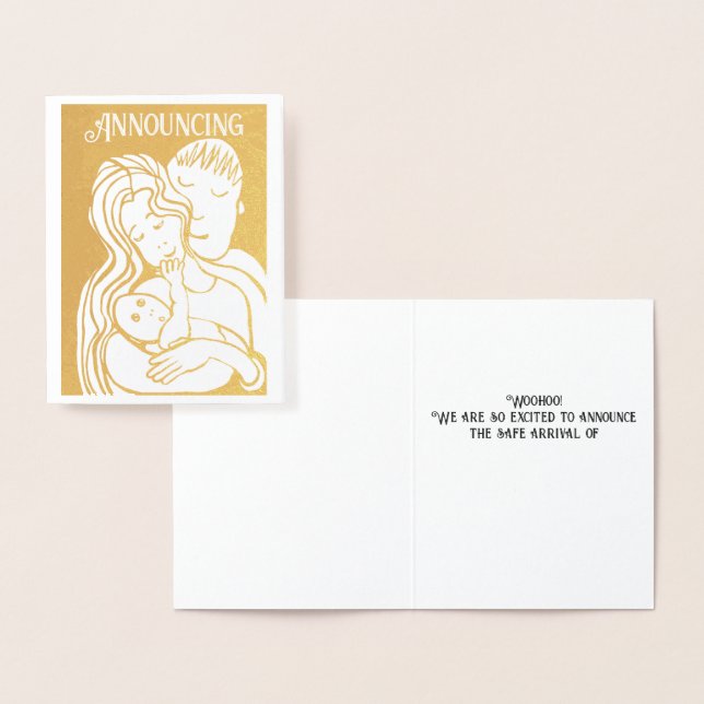 Födelsedag Folierat Kort (Display)