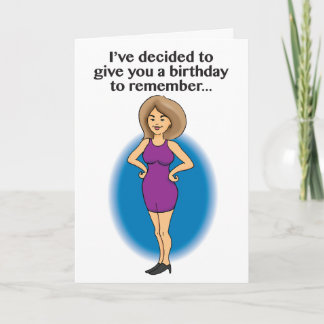 Födelsedag för att komma ihåg kortet kort