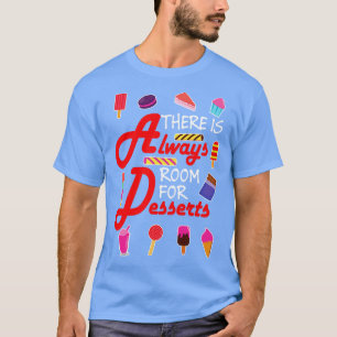 Födelsedag för en livsmedelsdessert Älskare Red Co T Shirt