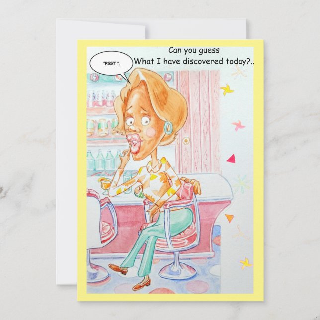 Födelsedag för en vän.  tack kort (Framsida)