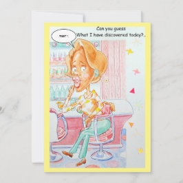 Födelsedag för en vän. tack kort