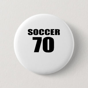 Födelsedag för fotboll 70 knapp