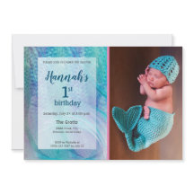 Födelsedag för foto för baby för