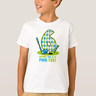 Födelsedag för GolfPar-Utslagsplats 6e Tee Shirt