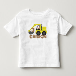 Födelsedag för grävskopakonstruktionssmuts t shirt