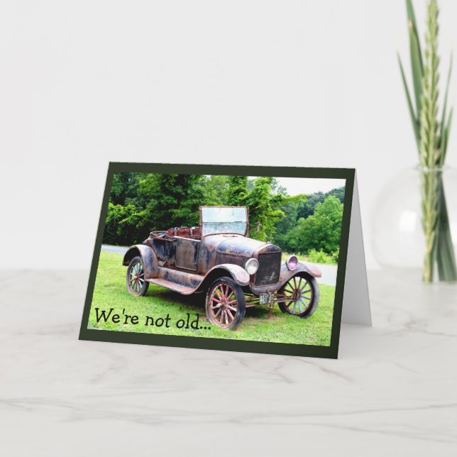 Födelsedag för Millennials som blir äldre Kort (Framsida)