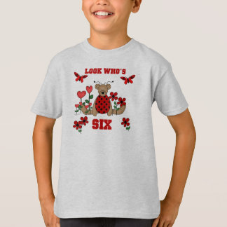 Födelsedag för nyckelpigabjörn6e t-shirt