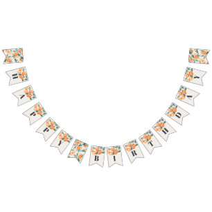 födelsedag för orange av liten cutie grattis på fö vimplar