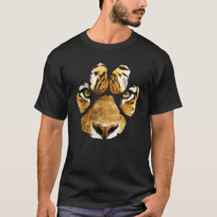 Födelsedag för pojkens Coola Djurtema med strimlad T Shirt