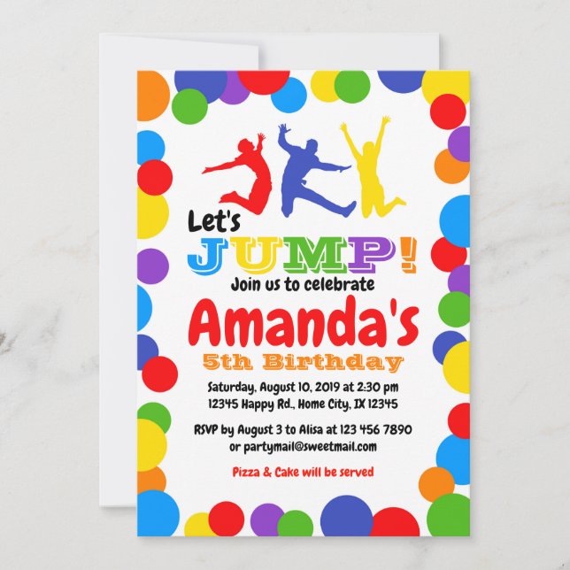 Födelsedag för regnbåge för hoppfödelsedaginbjudan inbjudningar (Framsida)