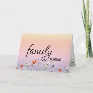 Födelsedag för svärdotter med Blommigt Gräns Kort