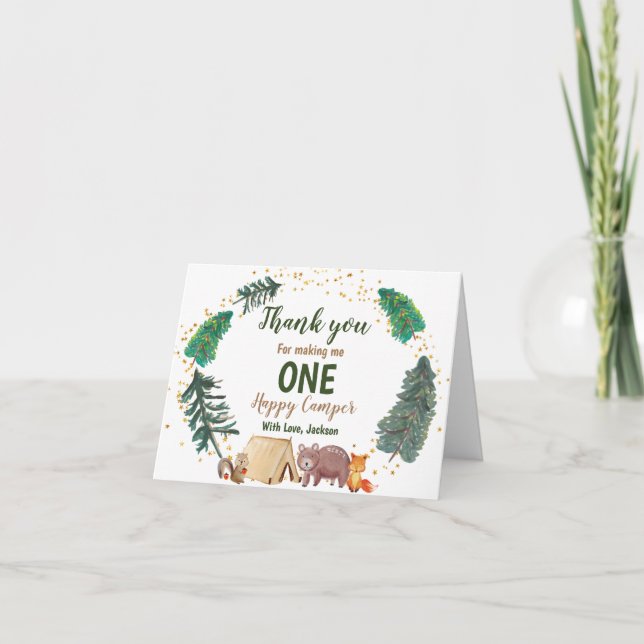 Födelsedag för vattenfärg Lycklig, tack för ditt k (Framsida)