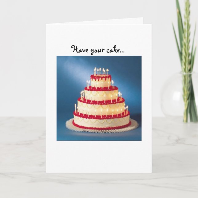 Födelsedag (för vem som helst) kort (Framsida)