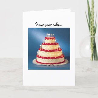 Födelsedag (för vem som helst) kort