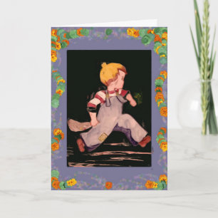 Födelsedag för Young Boy Kort