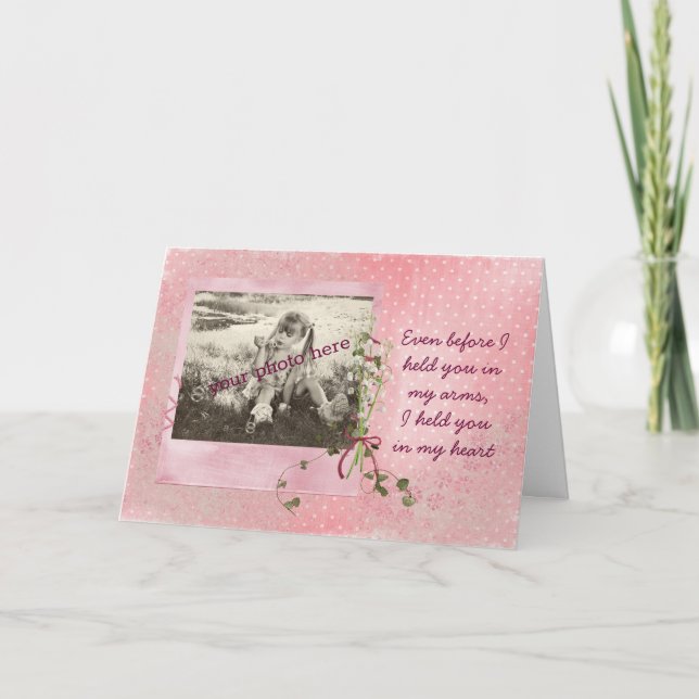 Födelsedag Fotokort för dotter Kort (Framsida)