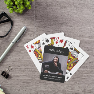 Födelsedag fotoman myth legend namn roligt casinokort